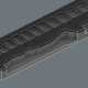 9721 Foam insert 8000 B Zyklop 3/8" ratchet set 1, 23 pieces, 05150111001 Wera alt_view_2