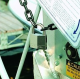 640EURD | Marine padlock - Stainless Steel Shackle - 4 pin cylinder - brushed finish alt_view_2