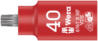 8767 B VDE HF TORX® Zyklop bit socket, insulated, with holding function, 3/8" drive, TX 40 x 55 mm, 05004924001 Wera main