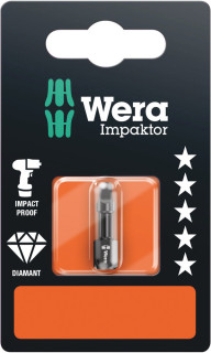 868/1 IMP DC SB Impaktor Square-Plus bits, # 3 x 25 mm, 05073932001 Wera main
