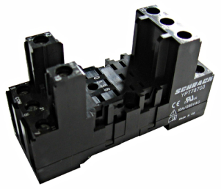 Socket for PT relays with screw type terminals 11 pole main