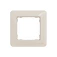 Cover frame, Sedna Design, 1 gang, beige