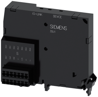 Electronic module for IO-Link, black, 8 inputs/outputs, 4 DI/4 DQ, 3SU1400-2HM10-6AA0, Siemens main