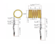 CoilHeater 2.2x4.2mm 600mm long 230v 400w 1000mm leads and thermocouple type “j” 600CH2242 alt_view_3