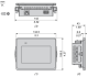 touch panel screen, Harmony ST6 , 4inch wide display, 1Ethernet, USB host and device, 24V DC alt_view_4
