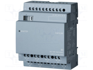 ЛОГОТИП 6ED1055-1NB10-0BA2! Модуль расширения DM16 24R, PS/I/O: 24 В DC/24 В DC/реле, 8 DI/8 DO, 4 МВт для LOGO! 8 main