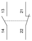 Limit switch, XCKN, metal end plunger, 1NC+1 NO, snap, M20, XCKN2110P20 alt_view_2