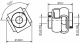KUP-0610-D DOUBLE LOOP COUPLING alt_view_2