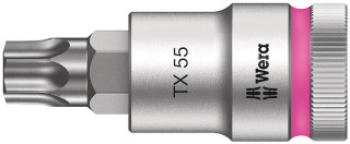 8767 C HF TORX® Zyklop bit socket with 1/2" drive with holding function, TX 55 x 60 mm, 05003837001 Wera main