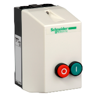 Enclosed DOL starter, TeSys LE, 5.5kW at 400V, Ith: 12A, 230V AC coil, including 1 LC1D, 2 push-buttons main