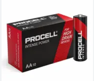 Sārmu baterija LR6 MX1500 AA (  R6/MN1500/R6) 1,5V 3072mAh PROCELL  Intense 10 gab. kaste Duracell main