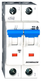Автоматический выключатель (MCB) C, 1А, 2-полюсный, 6кА, Schrack Teknik, BM617201-- main