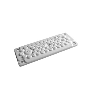 Plastikāta kabeļu panelis WSTVBF, 50 ieejas IP65 49x 7-13мм,1x 15-25мм