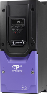 Variable Frequency Drive Optidrive P2 15 kW, 30 A, 380-480 V, 3PHIP55 Variable Frequency Drive with EMC Filter and TFT Display main
