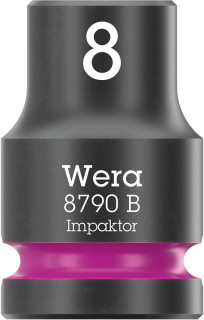 8790 B Impaktor socket with 3/8" drive, 8 x 30 mm, 05005500001 Wera main