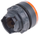 Head for illuminated push button, Harmony XB5, plastic, orange flush, 22mm, universal LED, spring return, plain lens alt_view_2