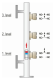 MAK-100-0 Magnetic Level Sensor Nivoflip Switch alt_view_3