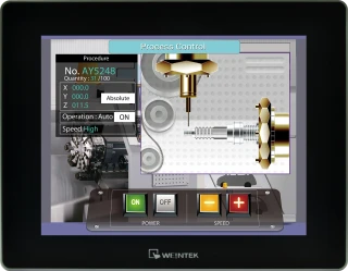 9.7" WVA 1024x768px, USB, cMT3092XV2, Weintek main