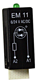 LED module, green, 6-24VAC/DC, EM11