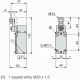 Limit switch, XCKJ, steel roller lever, 1NC+1 NO, snap action, M20, XCKJ10513H29 alt_view_3