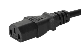 SCHURTER 6003.0215 Cable; plug, IEC C13 female; 2.5m; black; PVC; 10A 60030215 Schurter main