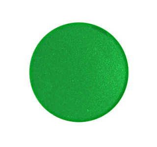 Button plate, flush, green