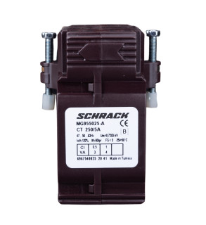 Current transformer 250/5A 40x10, class 0.5, MG955025-A Schrack Technik