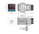 PID контроллер  24-230V AC, RS-485, ATR244-12ABC-T Pixsys alt_view_6