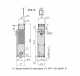 Safety switch, plastic XCSLE, 6 NC, slow break, 3 entries tapped M20, 24 V, XCSLE3838312 alt_view_3
