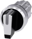 Toggle switch, illuminable, 22 mm, round, metal, high gloss, white, 3SU1052-2BN60-0AA0, Siemens alt_view_2