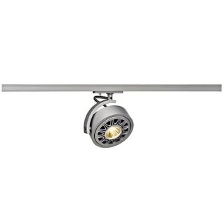 KALU TRACK QPAR111 lamp head, silvergrey, incl. Adaptor main