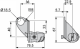 Foto sensors, accessory for sensor, 3D fixing kit, bracket with ball joint, Ã˜ 18 mm, XUZB2003 alt_view_2