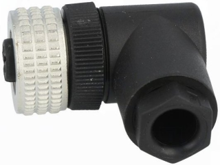 ELWIKA5012PG7 konektors, "female", PIN 5, leņķa, M12 ELWIKA5012PG7 Hirschmann main