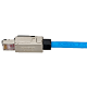 RJ45 plug C6a STP, on-site installable,f.solid wire,straight main