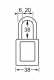 406BLU | Zenex Padlock - Keyed different - Key retaining alt_view_2