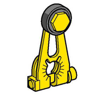 Limit switch lever, ZC2JY, steel roller -40...120 °C, ZC2JY13