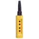 Empty pendant control station, Harmony XAC, plastic, yellow, 4 cut outs, for cable 10...22mm main