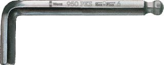 950 PKS L-key, metric, chrome-plated, 5 x 90 mm, 05133155001 Wera main