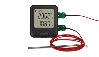 EasyLog 21CFR-Compatible dual channel Wifi thermocouple temperature probe data logger 0 to +200°C main