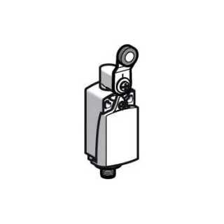 Limit switch, XCKP, thermoplastic roller lever, 1NC+1 NO, snap, M12, XCKP2118M12 main
