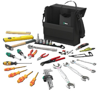 Wera 2go SHK 1 Tool set for plumbing, heating and air conditioning, 36 pieces, 05136071001 Wera main