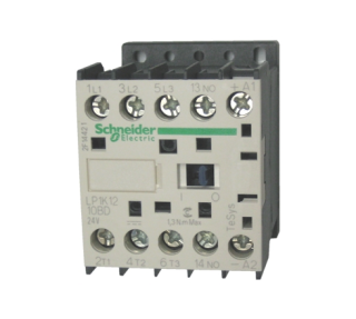 Kontaktors 5.5kW, 3P, 1NO, 12A, spole 24VDC, LP1K1210BD Schneider Electric main