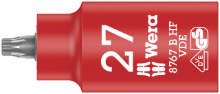 8767 B VDE HF TORX® Zyklop bit socket, insulated, with holding function, 3/8" drive, TX 27 x 55 mm, 05004922001 Wera main