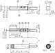 MZT7-03VNS-KP0 magnetic sensor T-slot cilindriem NPN, NO, kabelis 0.3 m ar konektoru M8, 3-pin, 1070819 Sick alt_view_2