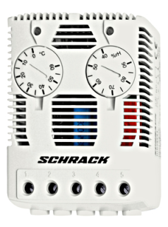Hygrostat thermostat 0-60øC, 40-90% rh, 1 C/O, 8A main