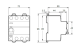 Residual current circuit breaker (RCCB), Acti9 iID, 4P, 80A, AC type, 30mA alt_view_2