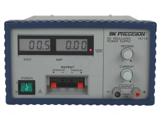Power supply: laboratory; adjustable, multi-channel; 30 V DC; 5 A; LCD-3 digit main