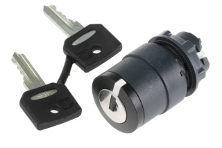 Pārslēdža galva 2 pozīcijas, ar fiksāciju, 22mm, Melna, Harmony XB5 ZB5AG4 Schneider Electric main