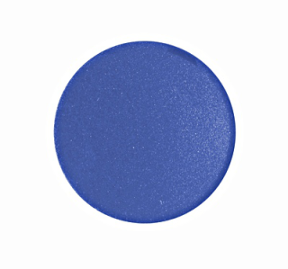 Button plate, flush, blue