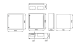 Metal distribution enclosure, 800 x 800 x 300 (H x W x D), IP65, WSA8080300 Schrack Technik alt_view_2